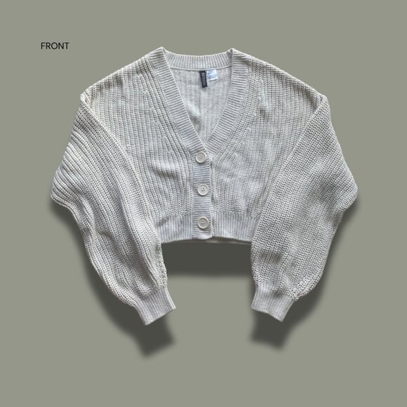 Knit Buttoned Cardigan - Picture 3 of 4